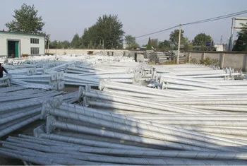 standard height of street light pole with factory price