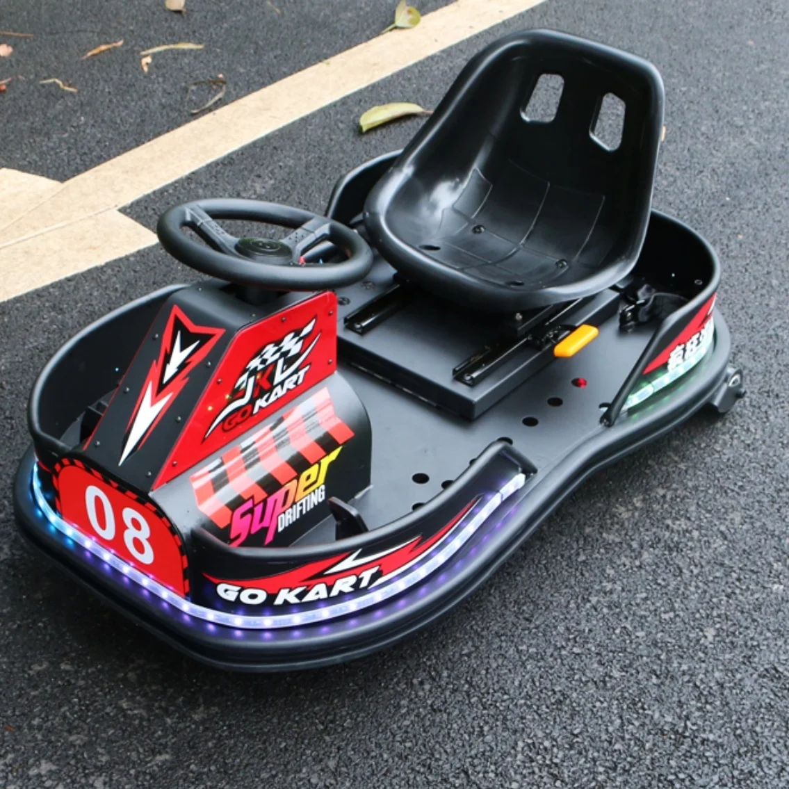 2024 New Arrival Commercial Playground Racing 3-Gear 36V 12Ah 500W Drift Electric Go Kart For Children