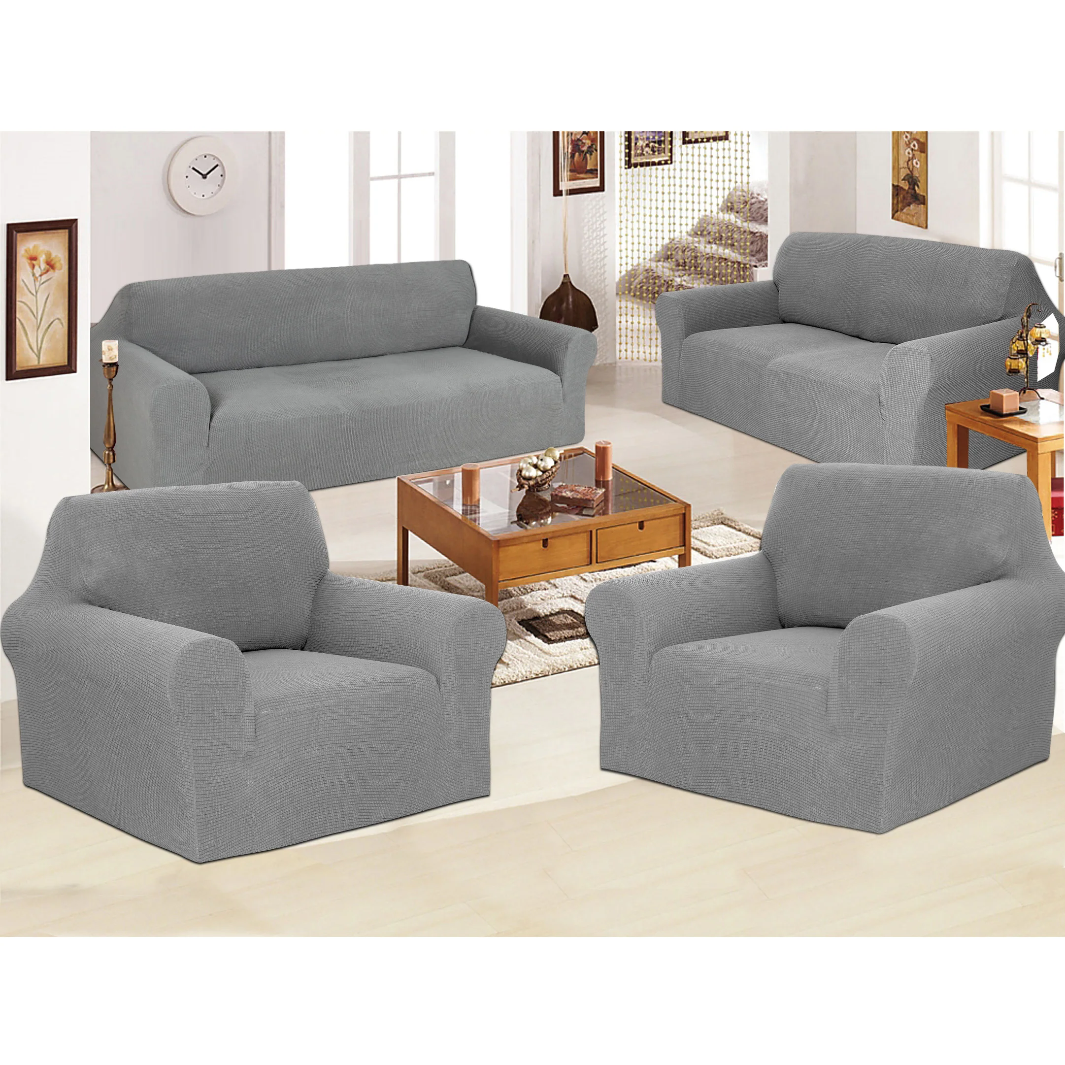 sofa armrest cover headrest water proof dog copri divano elastic sofa cover 6 seater xl fundas para muebles de sala