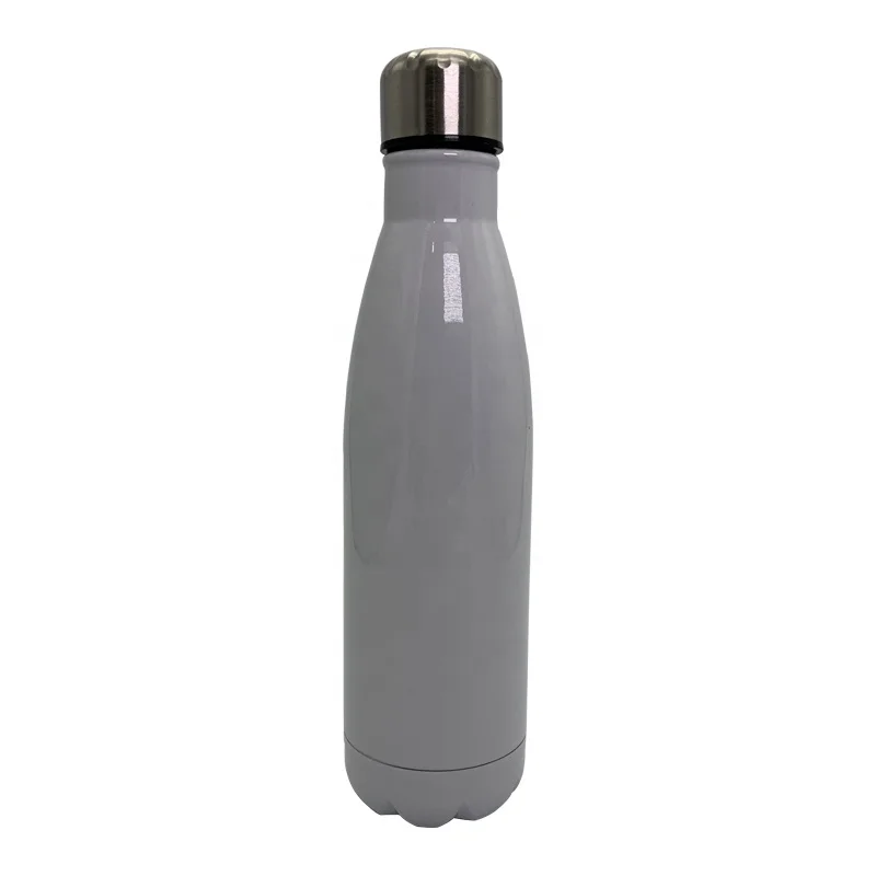 17oz BPA free DIY double wall stainless steel vacuum sublimation metal flask thermo