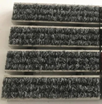 Durable AntiSlip Outdoor Entrance Carpet Aluminium Doormat Groove System Dirt Removal Aluminum Entrance Floor Doormat for Hotel