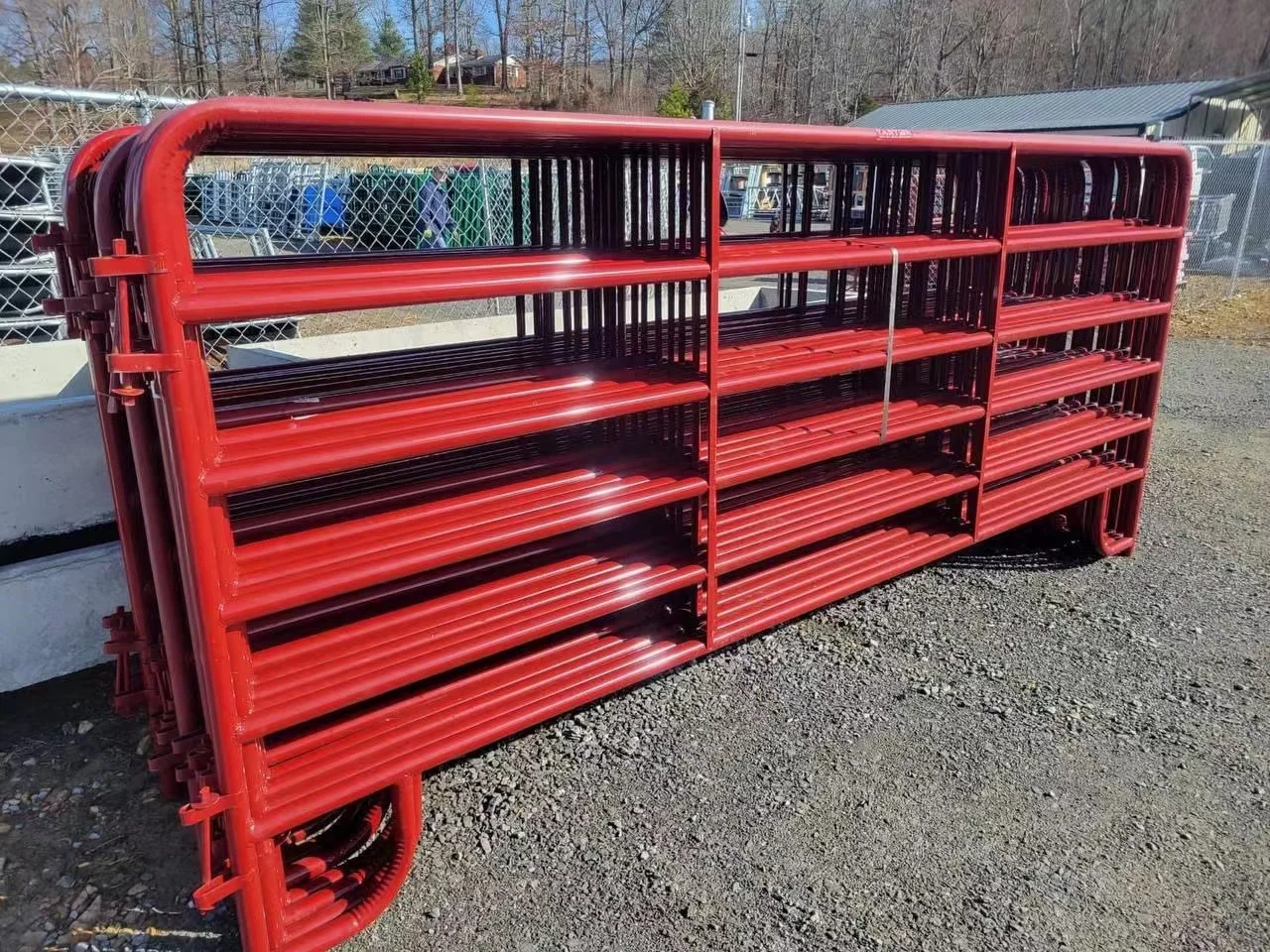 2023 High Quality Horse Corral Farm Fence Panels Cattle Panel On Farm