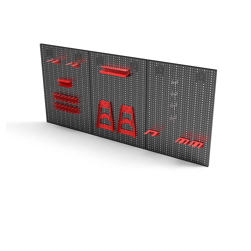 Factory supply wall mounted  board accessories hanging pegboard tool display steel panel on the wall organizer
