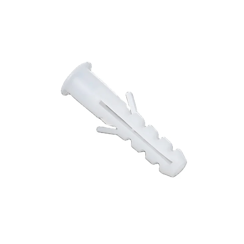 Expand Wall Plug Plastic with Nail 6MM 8MM 10MM 12MM Grey White Color Pack of 100 Pcs
