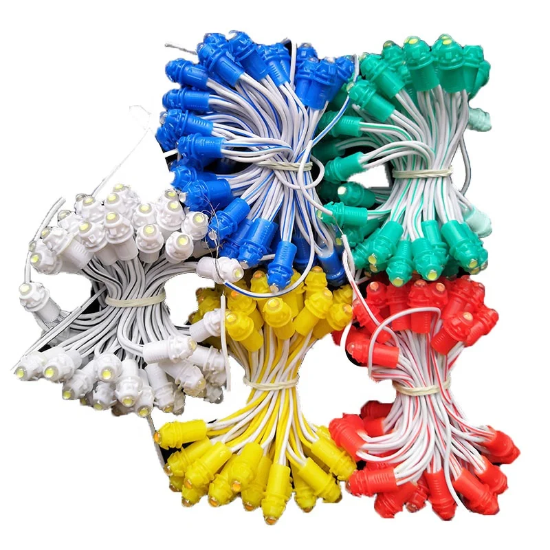 Hot Selling Dc12v 9mm Ws2811 Ip65 Waterproof Addressable Led Smart Pixel Node Led Module Led Light String