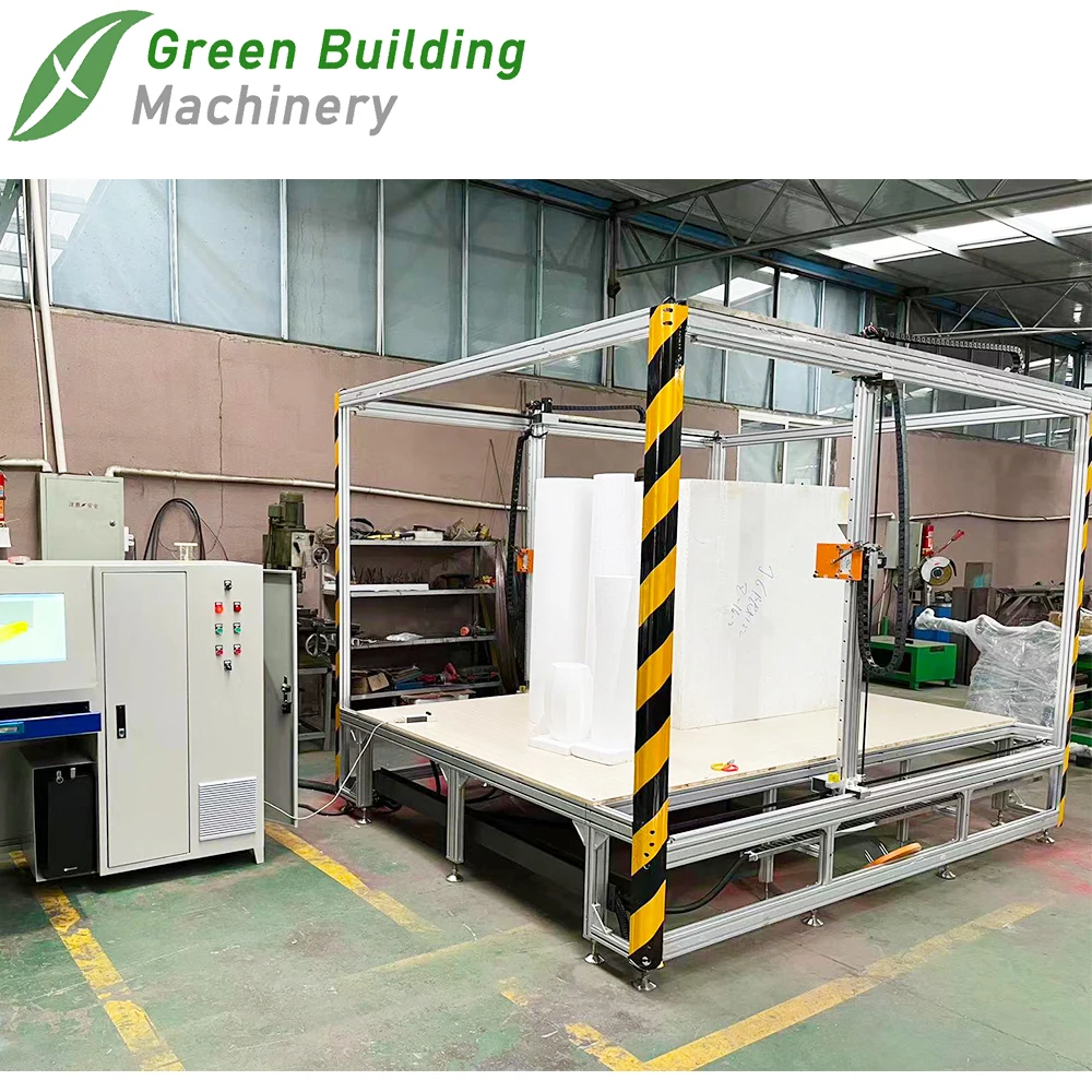 Aluminum alloy CNC foam cutter  for decorative cornice moulding Multi shape decorative cutting machine