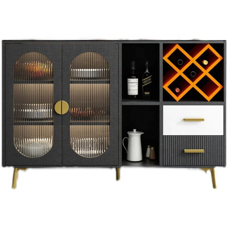 VIC Northern Europe rock plate table side cabinet glass wine cabinet tea cabinet modern simple household