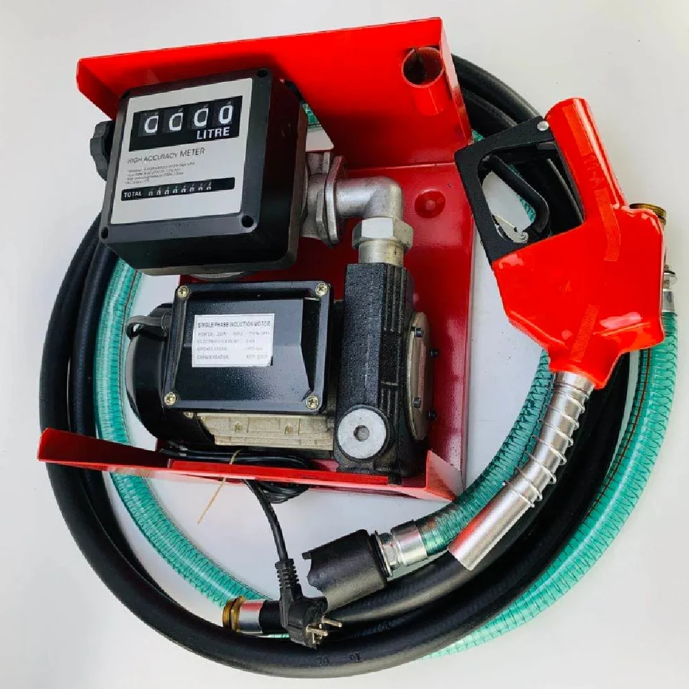 12v 40lpm mechanical diesel transmission pump set high-precision fuel transfer pump with digital instrument