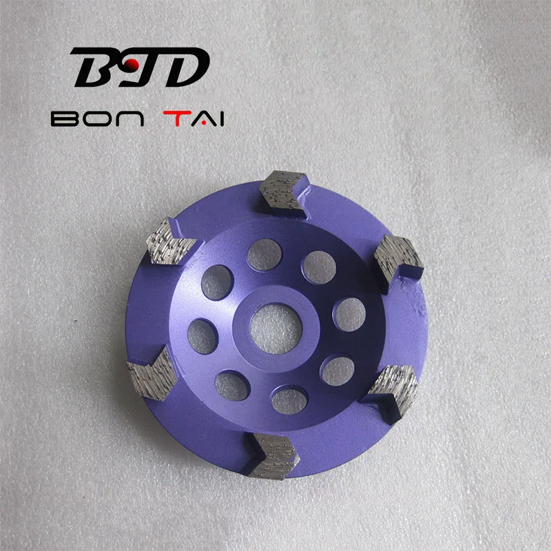5 Inch Very Aggressive Arrow Segments Concrete Diamond Tools Diamond Cup Grinding Wheel