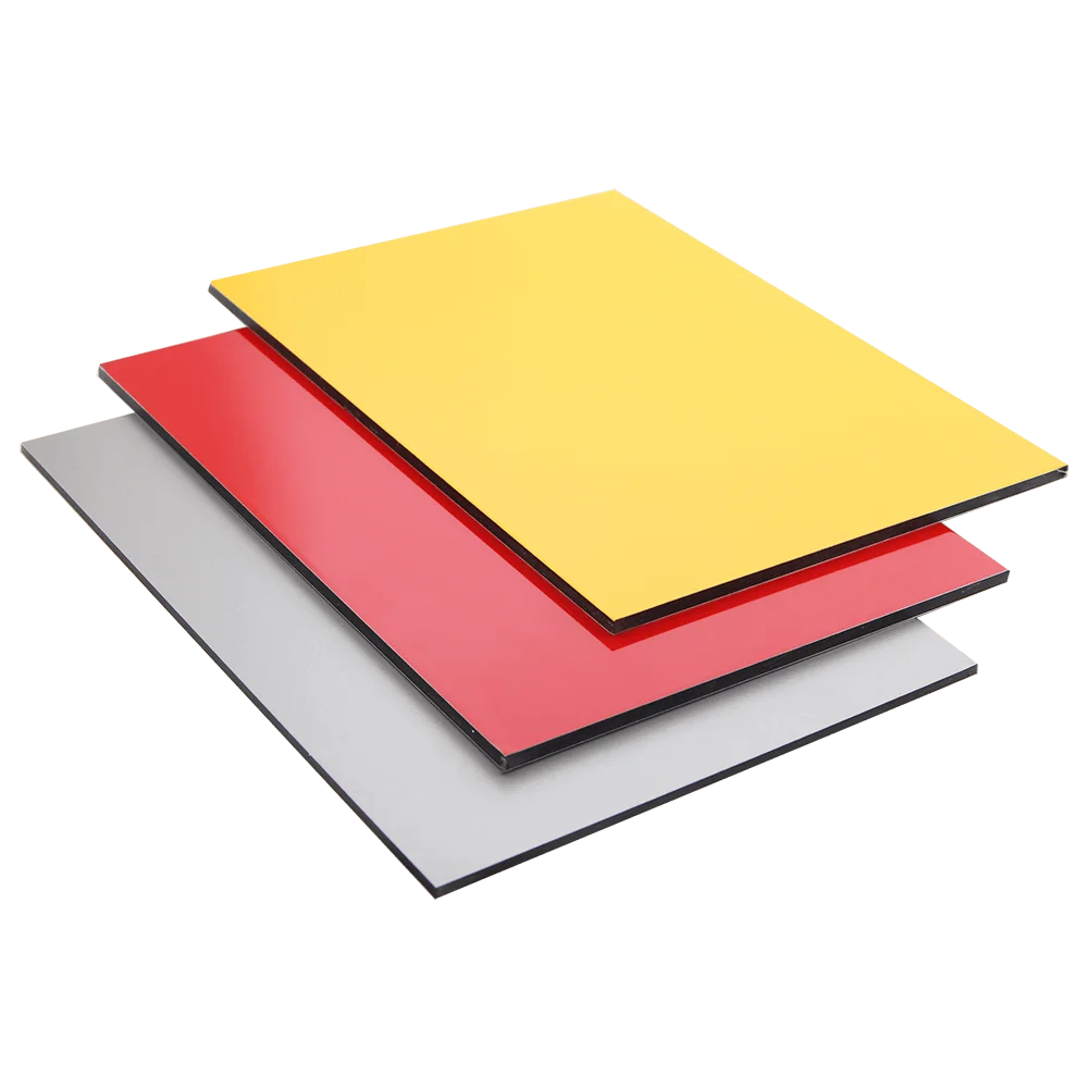 Yellow Aluminum Cladding auto chart projector acp 1000 eye acp aluminum composite panel price