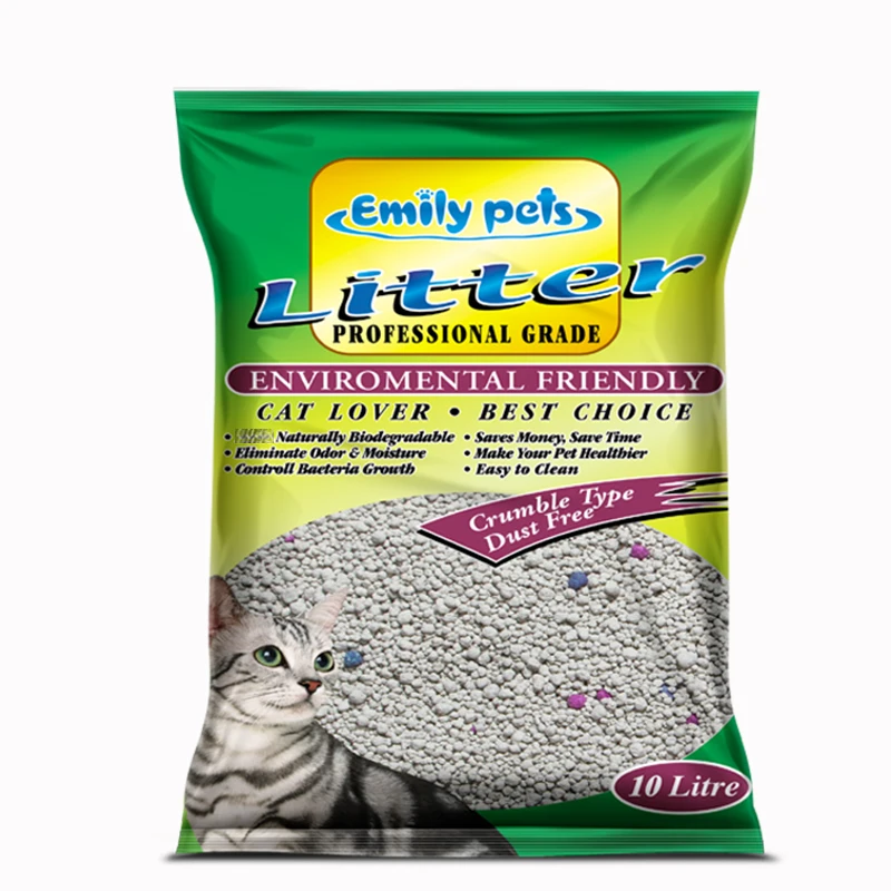  Бренд Emilypets лучший туалет для кошек песок