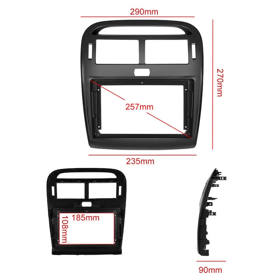 Car radio frame for 2001-2006 LEXUS LS430 panel navigation car dvd player fascia frame Android radio  frame