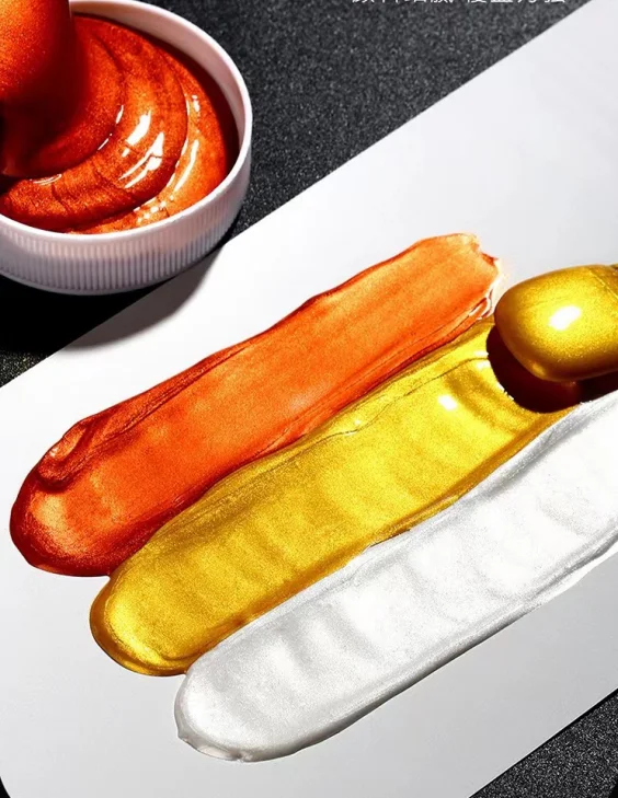 Painting Paint High Quality Non Toxical Hot Sale Metallic Color Acrylic for Artist 16 Colours Art Painting Set 11*6*6 Cm Freight