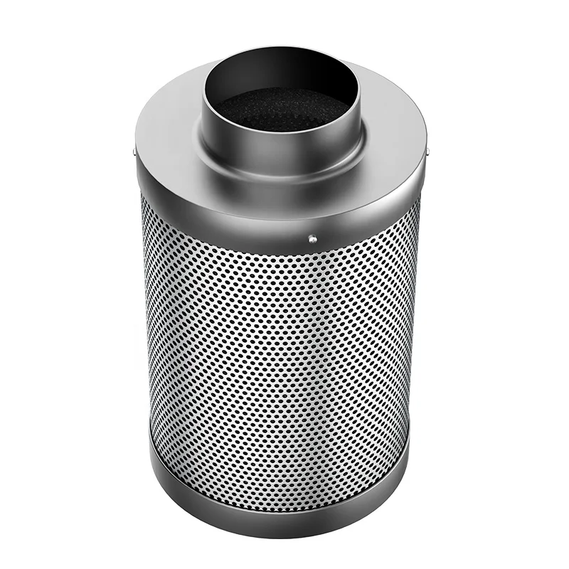 410CFM Hydroponics Indoor Home HVAC Activated Air Carbon Smoking Filter