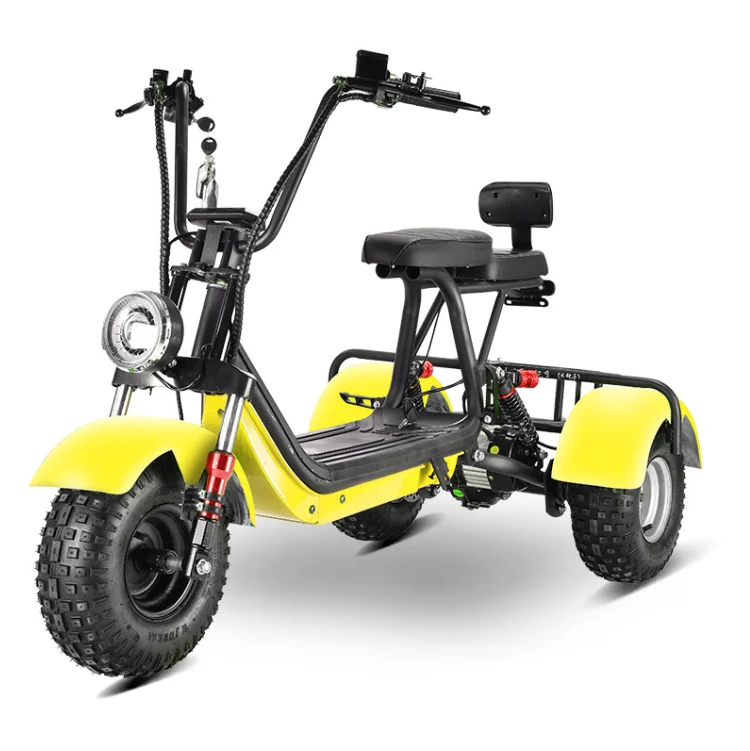 Three-wheeled battery car with shelf  Electric Tricycle electric