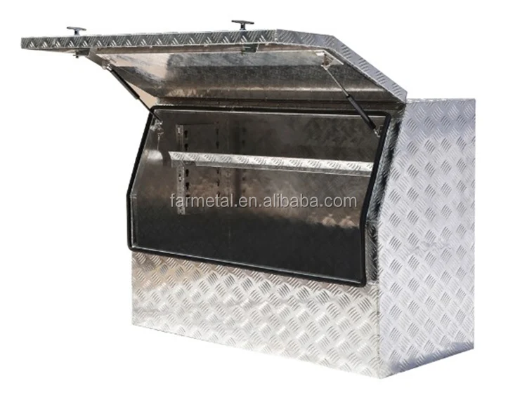 
OEM Aluminum Pickup tool boxes with side opening doors storage tool case kit trucks toolbox trailers full door cabinet cars 