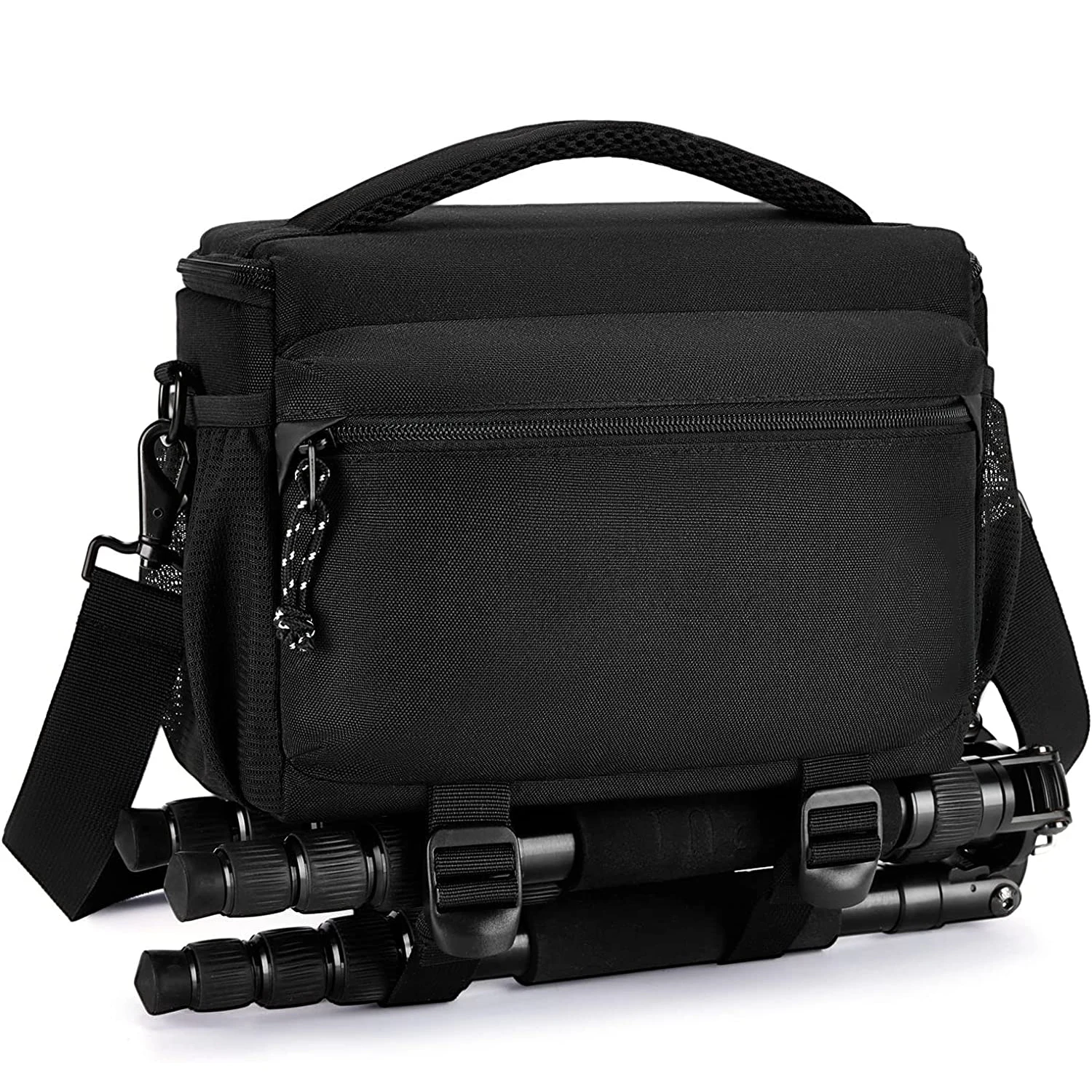 Lightweight camera lenses shoulder carry bag nylon oxford soft case leather canvas crossbody for 700d cannon dslr gopro