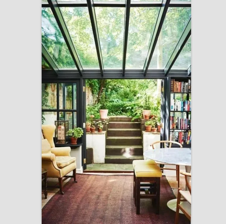Custom Size Outdoor Garden Low-e Tempered Glass Garden Sunlight Room The Small Sunny Sunshine Glass Room