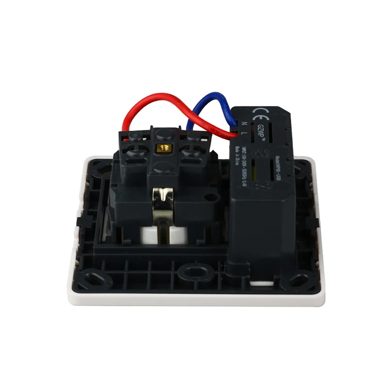 
EU Usb Wall Socket High Quality 220V TUV Approved 2.1A Universal Type Standard Grounding 5000 Times Life Time 12 Months 16A,16A High quality 220V TUV approved 2.1A EU usb wall socket