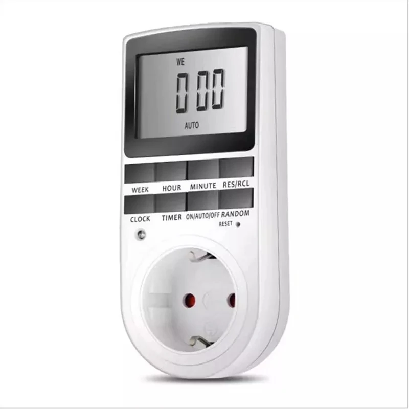 OPEN OEM Electronic Digital 24 Hour Programmable Timing Socket Outlet  Cyclic EU UK AU US BR FR Plug Kitchen Switch Timer