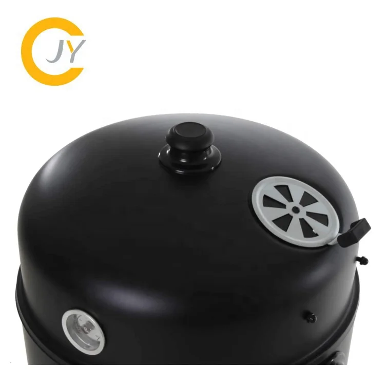 Outdoor Commercial Portable three layer black smoke barbecue oven