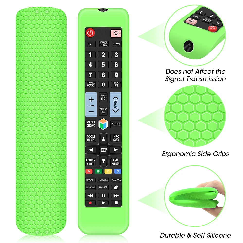 Soft Silicone Protective Sleeve tv Remote Controller Protecting Cover Case for Samsung LCD LED HDTV 3D Smart TV remote control