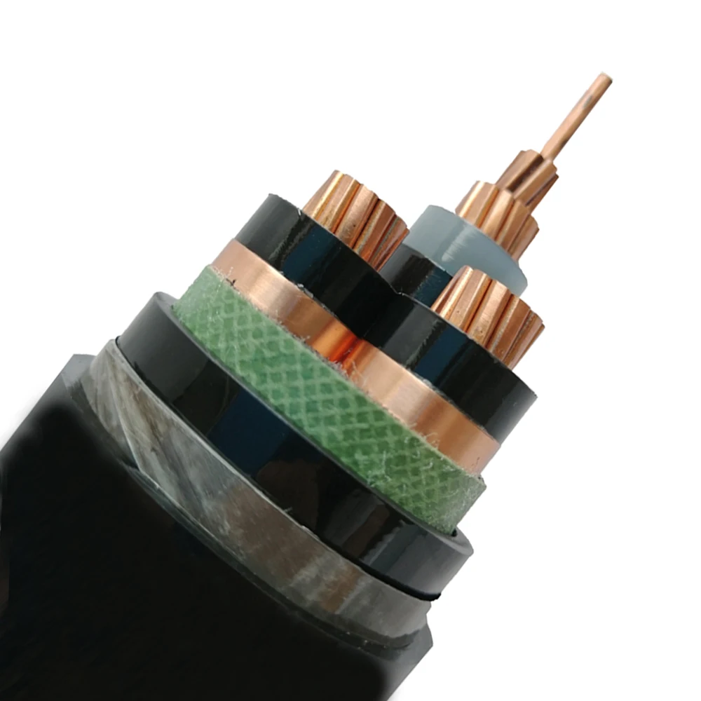 YJV62/N2XSBY-20KV медный многожильный XLPE изоляционный ПВХ оболочка одноядерный бронированный кабель силовой кабель низкого среднего напряжения