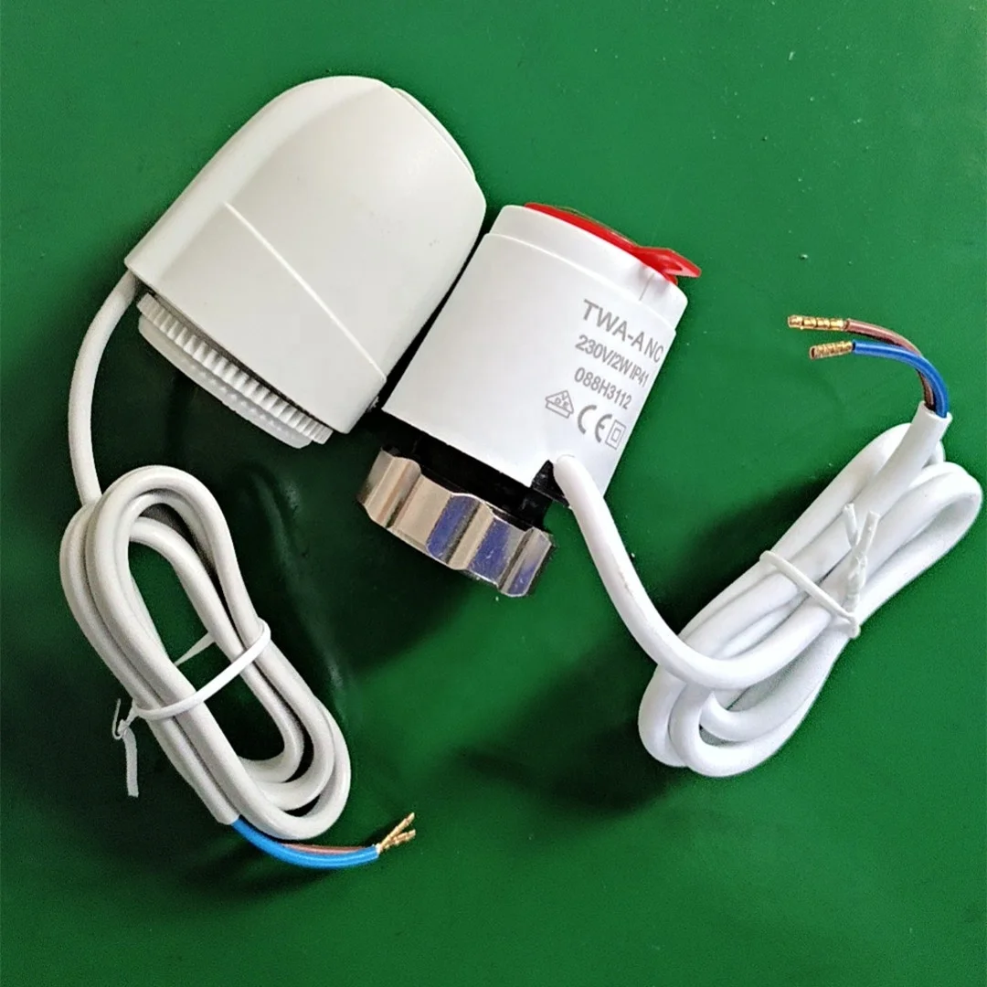 230V M30X1.5 Under floor heating thermal thermal Water separator heads electric actuator