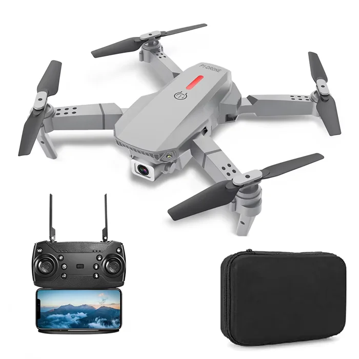 Складной высококачественный Дрон с дальним радиентом E88 Wi-Fi Fpv 1080p 4k Hd двойной камерой Rc Квадрокоптер игрушечный мини-Дрон