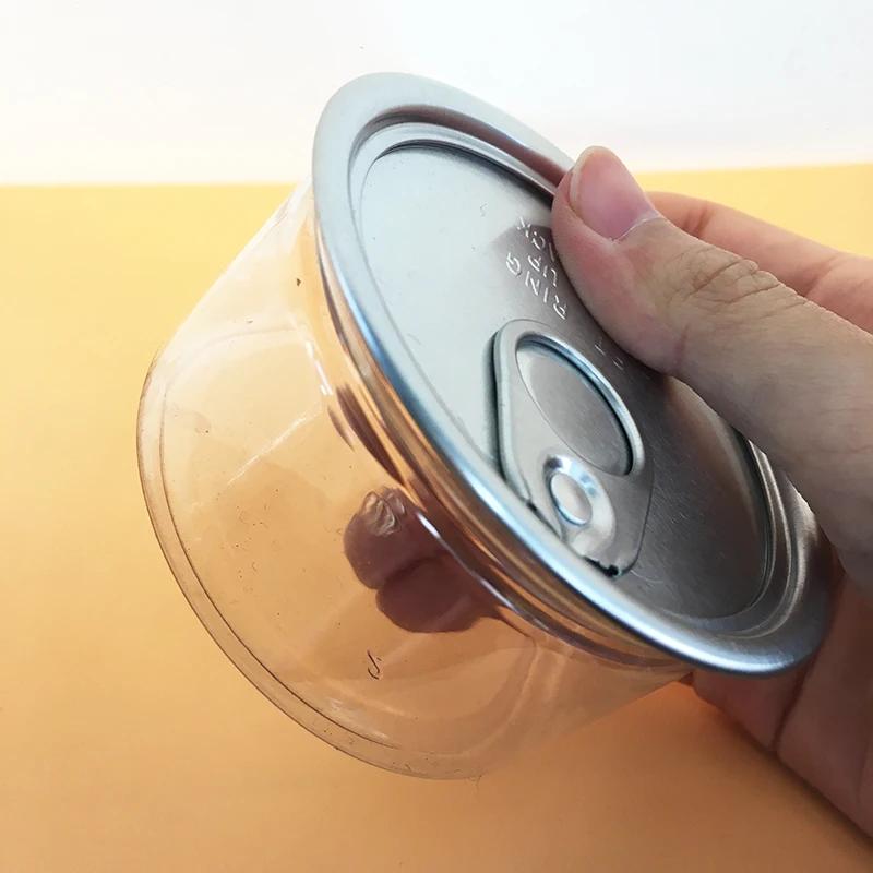 
Pressitin Ring Pull Tin Can and Base 100ml Food Preserve Ring Pull Stay-Tab Canister Sealed Top 