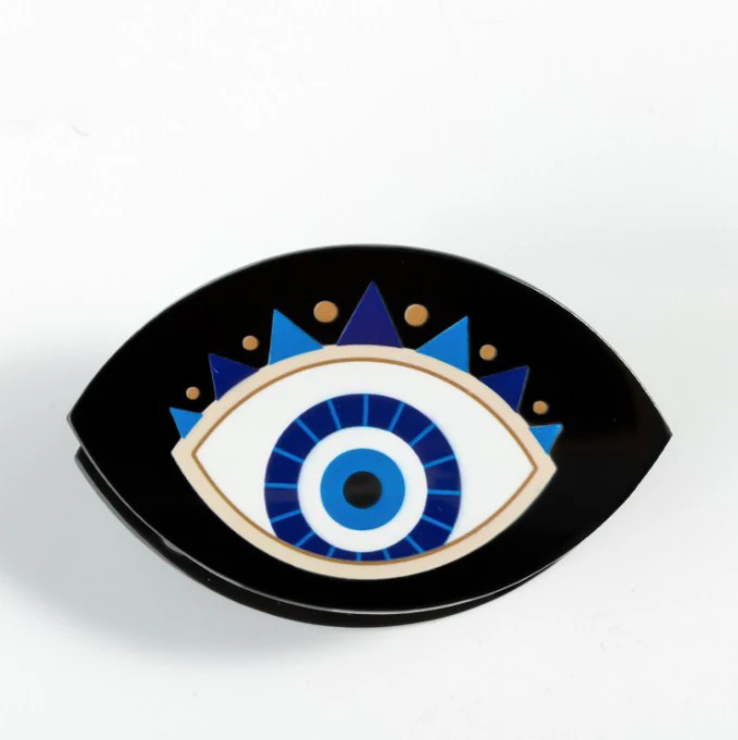 Stylish simple personality demon Eye hair claw