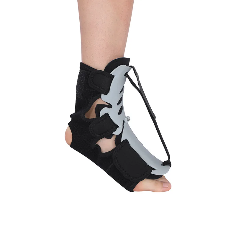 HKJD Achilles Tendonitis Ankle Brace Night Splint Adjustable Elastic Dorsal Night Splint for Plantar Fasciitis Pain Relief