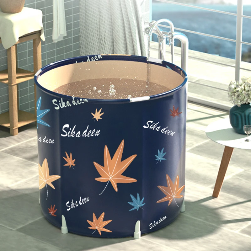 Manufacture Plastic PVC Adult Portable Folding Bath Bucket