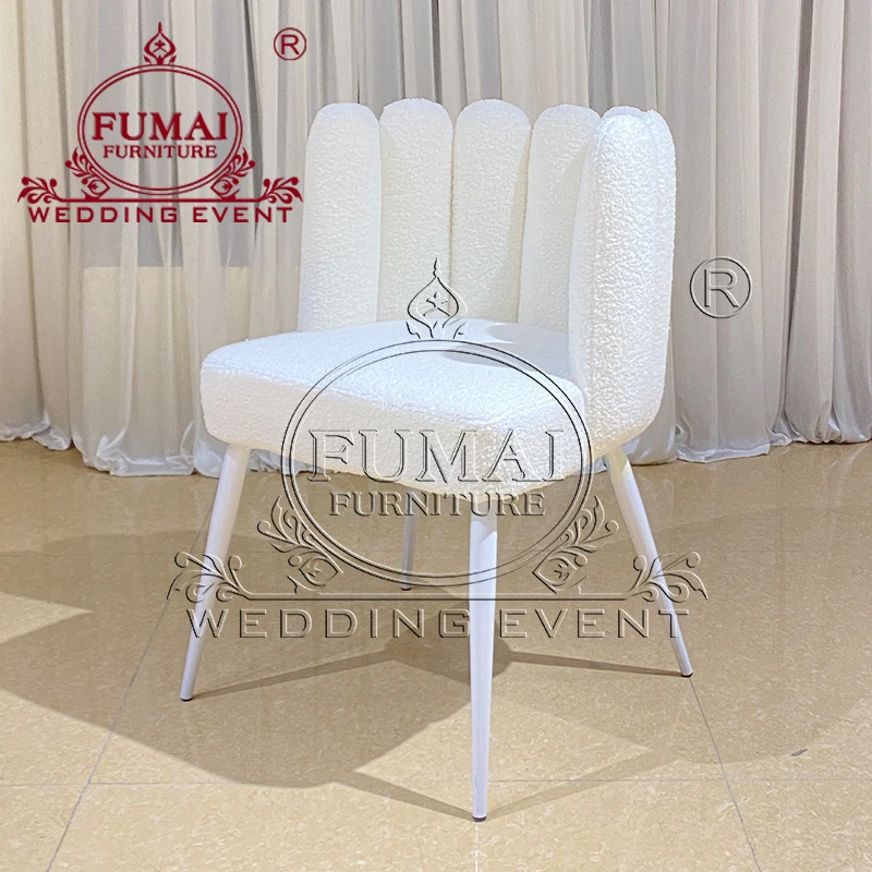 2024 Foshan Chaise De Ceremony White Wedding Chairs White