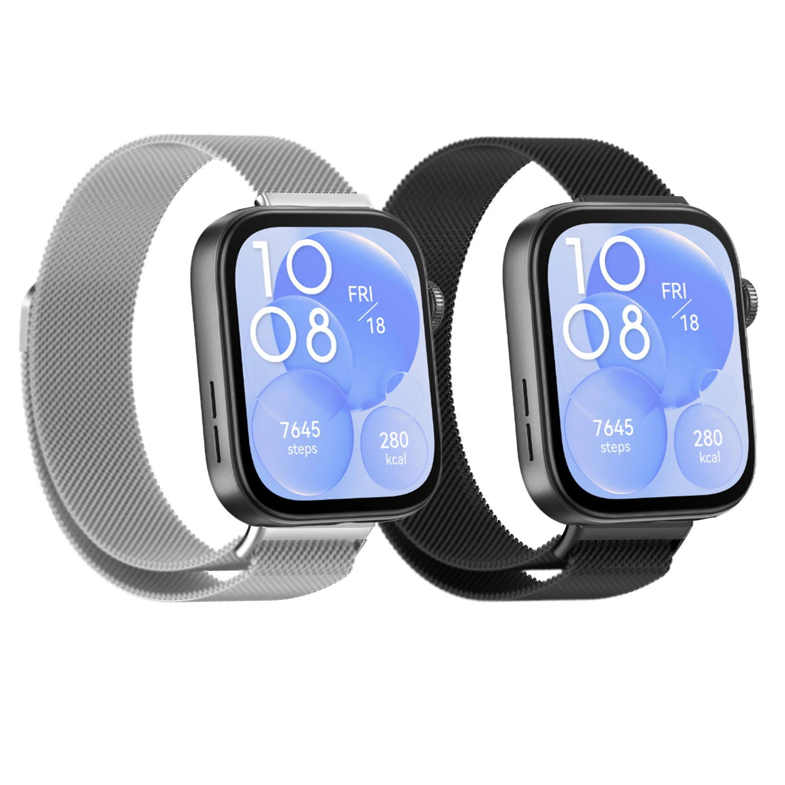 Stainless Steel Metal Strap For Huawei Watch Fit 3 Smart Watch Band Milanese Loop Magnetic Bracelet Wristband Correa