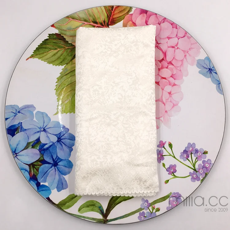 ivory damask napkin