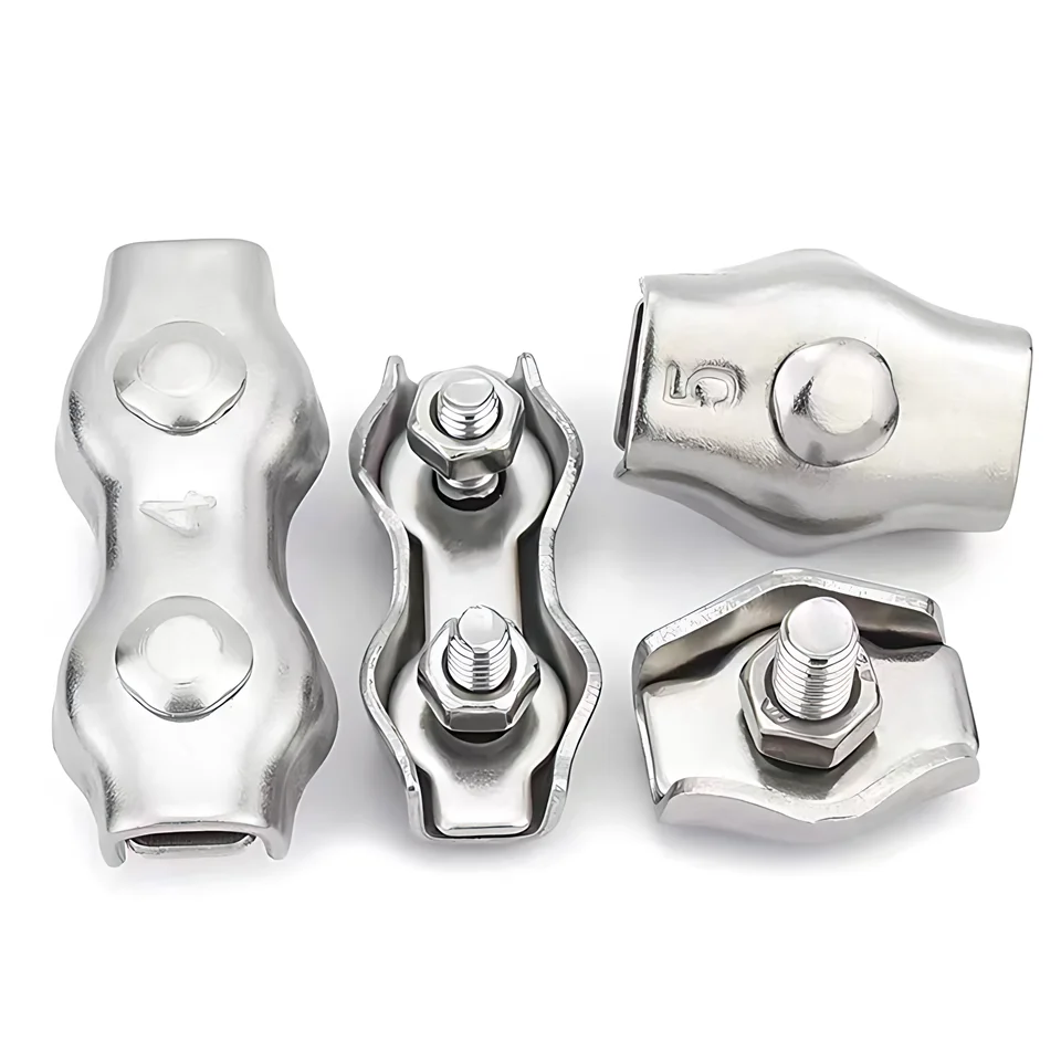 Rigging hardware duplex wire rope clip Stainless Steel Wire Rope Clip Cable Clamp