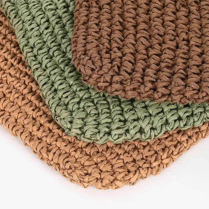 New Travel Beach Woven Handbag Woven Basket Tote Shoulder Bag Rope Crochet Knit Bag bucket storage beach bag