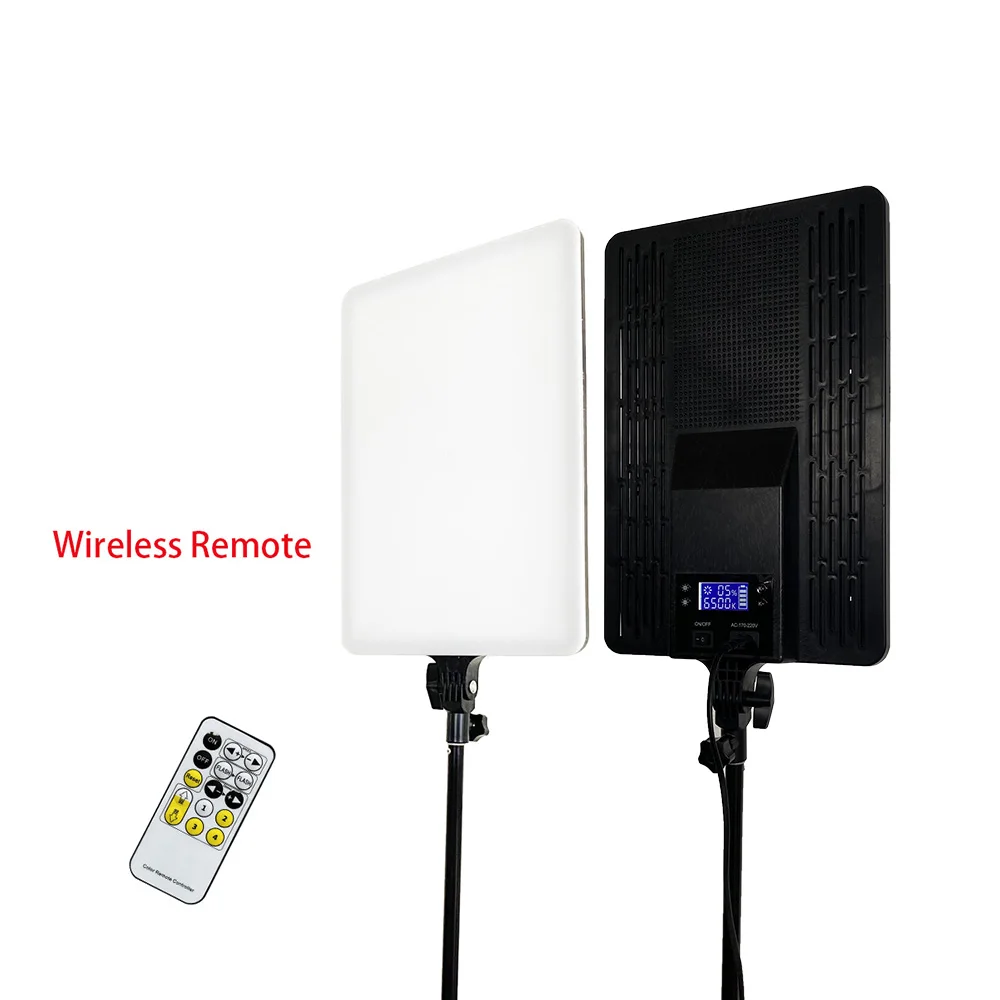 19 inch Live Stream Taking Photos Flat Studio Video Lighting Photography LED Flat Light Film Shooting Studio Video Panel Lamp