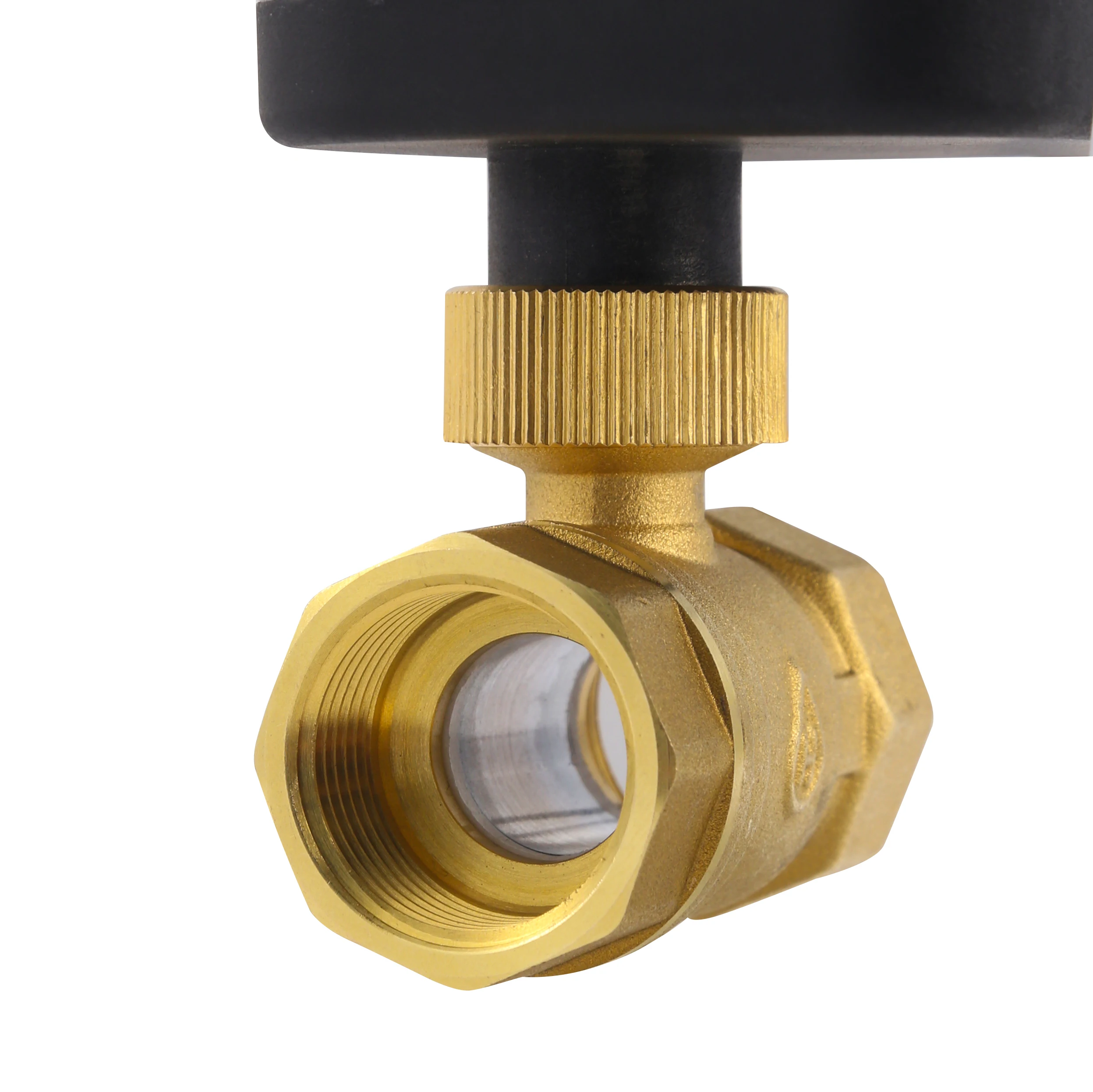 Wholesale DC 12V 24V two way brass electric ball valve full port for air conditioning and piping systems motor ball valve