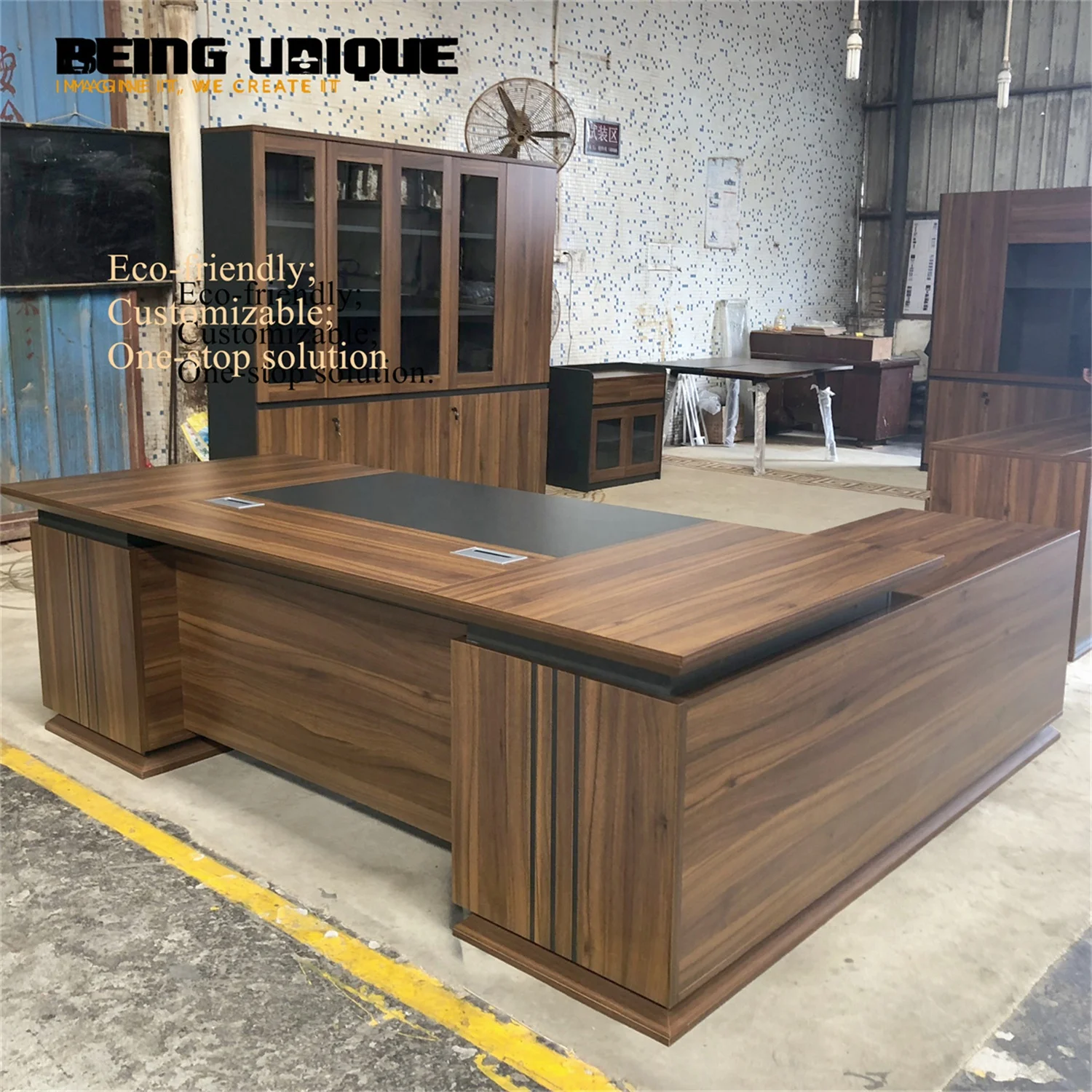 superior executive desk luxury chairman large big l shaped elegant wooden table furniture modern executive office desk
