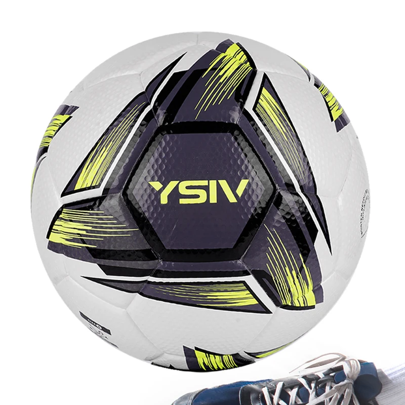 Custom Logo Printed Size 4 Soccer Balls 32 Panel Hand Stitched Low Bounce Bulk PU Select Handball Thermal Bonded Entertainment
