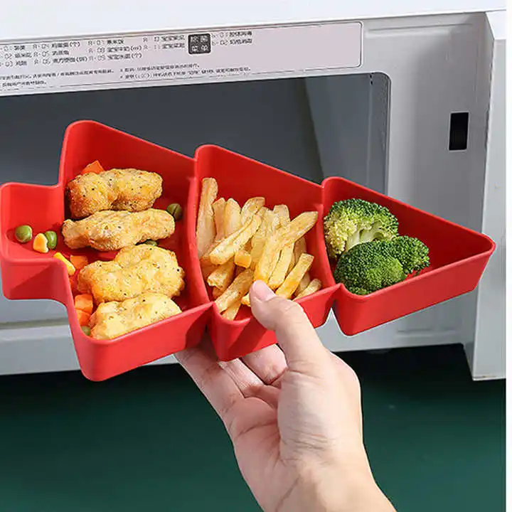 Food dishes dinner sets fruit Plates Restaurant Dish Dinner Set kitchen accessories dishes Christmas tree plate