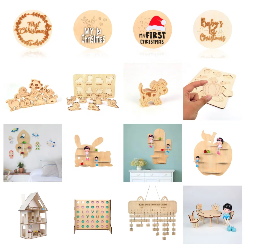Lasercut Outs Wood Custom Laserct Service Wood from Direct Factory