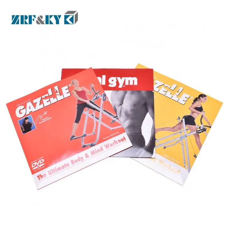 Custom Printing Cardboard Paper CD/VCD/DVD Cover Packaging Box Sleeve Cases