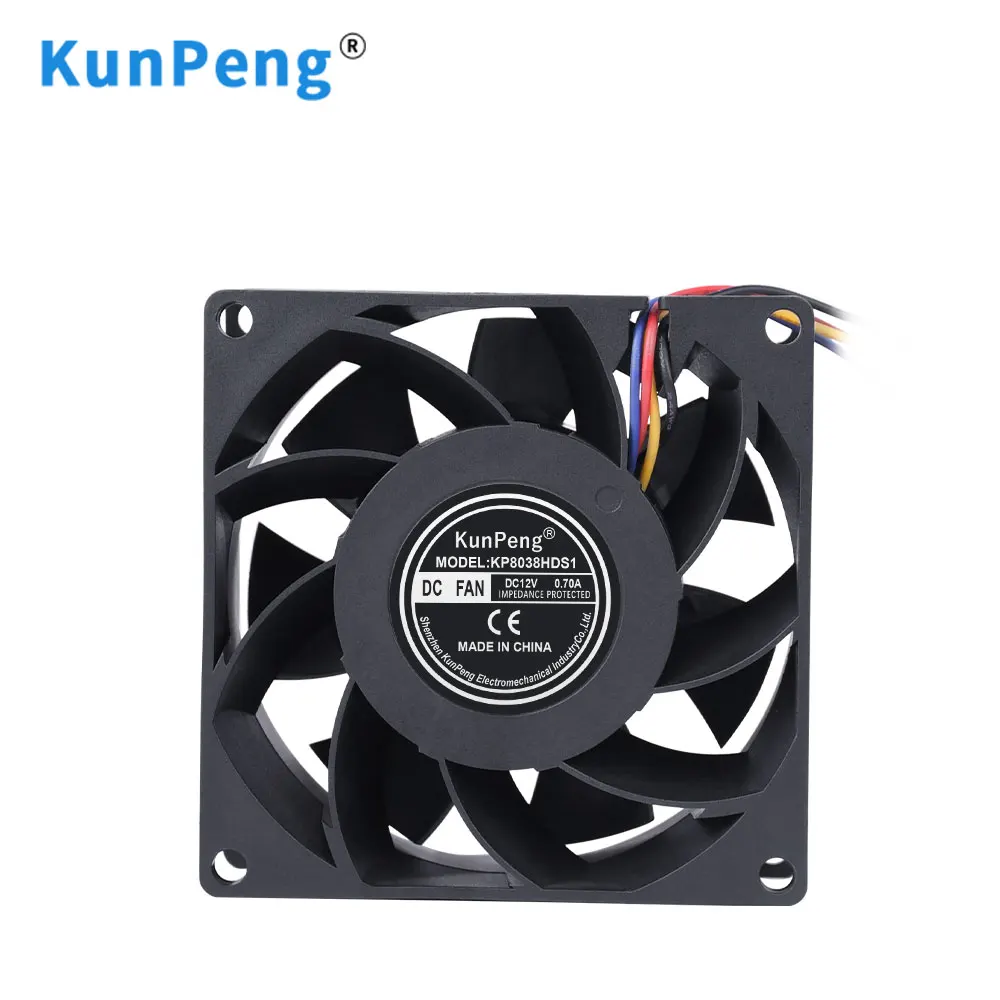 12V 24V 80mm  8038 sanyo DC Brushless Cooling Fan San Ace 80x80x38mm Low Power Consumption Fan