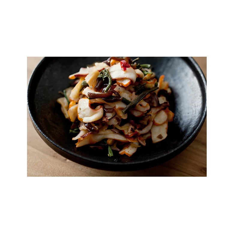 
Japan frozen seasoned squid mouth fish meal great for family dining 