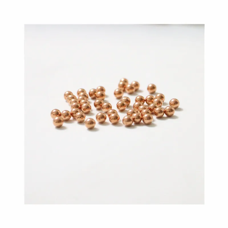 5.16 5mm 3mm Solid Copper Coated Steel Ball