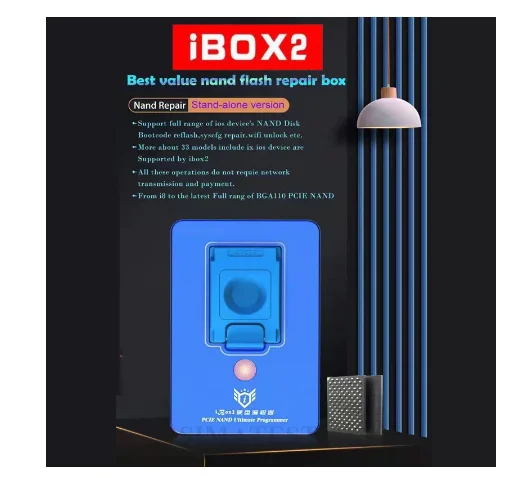 IBOX2 BGA110 Programmer iBox  for iPhone 6 to 11 Pro Max for ipad NAND Data Modification Write One Key Purple Screen WiFi reset