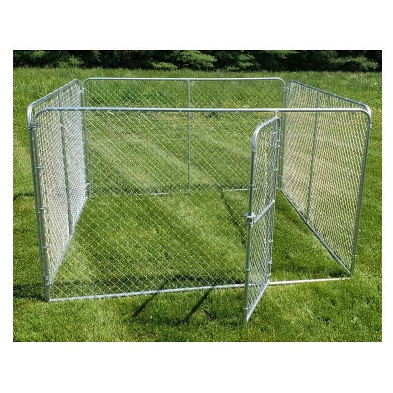Large Medium And Small Villa Pet Dog Kennel,10*6*10ft Galvanized Outdoor Iron House Cage & Run Enclosure